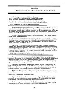 APPENDIX-L Radiation "Hormesis"