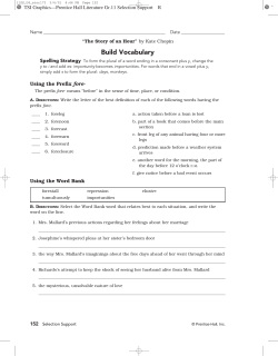 The Story of an Hour