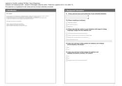 Page 1 Dear colleague! We have prepared a brief questionnaire to