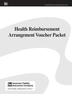 Health Reimbursement Arrangement Voucher