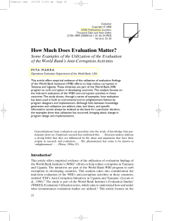 How Much Does Evaluation Matter?