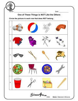 One of These Things is NOT Like the Others