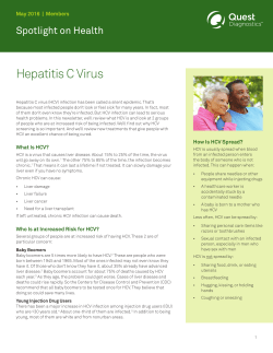 Hepatitis C Virus - Quest Diagnostics