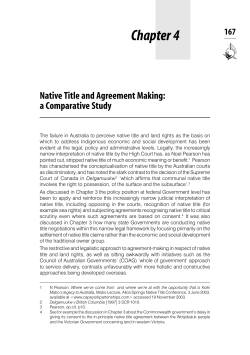Chapter 4 - Australian Human Rights Commission