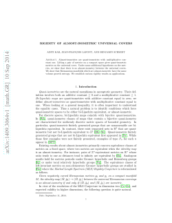 Rigidity of Almost-Isometric Universal Covers