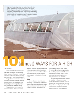 101(almost) WAYS FOR A HIGH