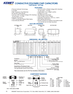 conductive polymer chip capacitors 157 6k 512