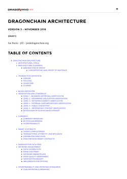 Dragonchain | Dragonchain Architecture