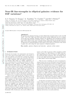 Near-IR line-strengths in elliptical galaxies: evidence for IMF