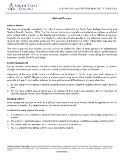 Counseling Office, Career Center and DisAbility