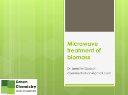 Microwave treatment of biomass