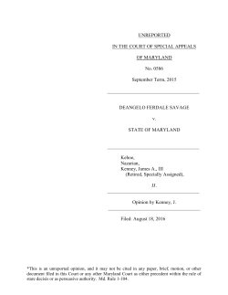 0586 - Maryland Courts