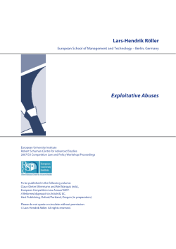 12th Annual Competition Law and Policy Workshop