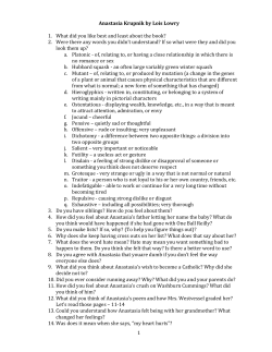 Anastasia Krupnik by Lois Lowry