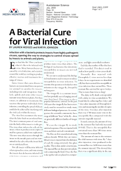 Australasian Science - University of Queensland