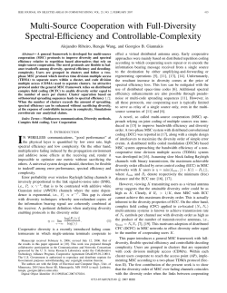 Multi-Source Cooperation with Full-Diversity Spectral