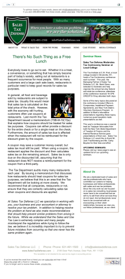 There is No Such Thing as a Free Lunch