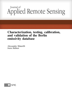 Characterization, testing, calibration, and validation of