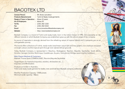 bacotex ltd - Enterprise Mauritius