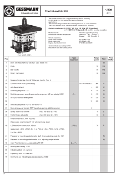 Control-switch N 6 1/230