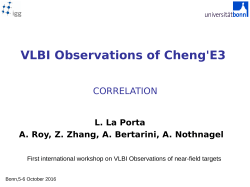 OCEL - Data processing and preliminary results