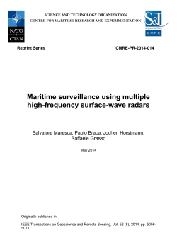 Maritime surveillance using multiple high-frequency surface