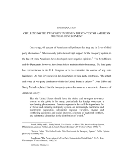 INTRODUCTION CHALLENGING THE TWO