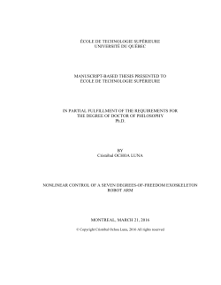 &eacute;cole de technologie sup&eacute;rieure universit&eacute; du qu&eacute;bec