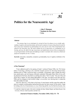 Politics for the Neurocentric Age