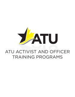 atu activist and officer training programs