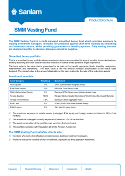 SMM Vesting Fund - Sanlam Investments