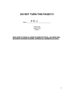 Exam 2 - Spring 2016