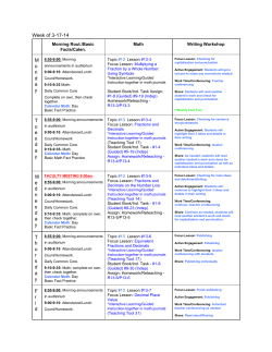 Lesson Plans 3-17-14