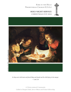 Christmas Eve Holy Night Service