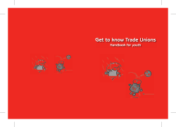 Get to know Trade Unions - Zveza svobodnih sindikatov Slovenije