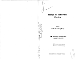 Essays on Aristotle`s - U