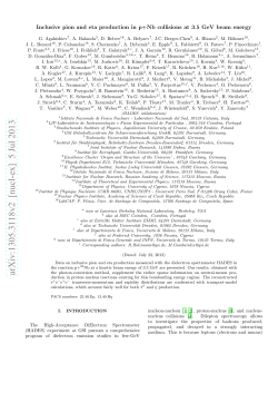 Inclusive pion and eta production in p+ Nb collisions at 3.5 GeV