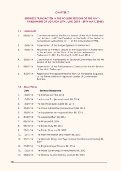 Fourth Session to Fifth Session