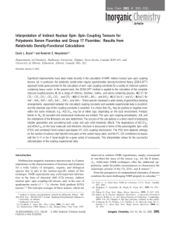 Interpretation of Indirect Nuclear Spin&minus;Spin