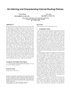 On Inferring and Characterizing Internet Routing