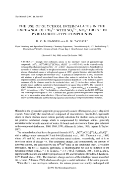 1991 - The Mineralogical Society