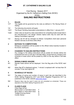 SCSC Sailing Instructions 2017 v1.71