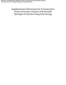 A comparative technoeconomic analysis of renewable hydrogen