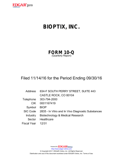 bioptix, inc. - Barchart.com