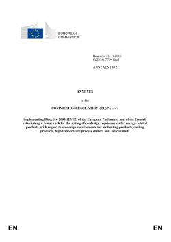 Annexes 1-5 - European Commission