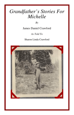 Grandfather`s Stories For Michelle - Crawford Pioneers of Steamboat