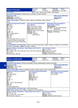 Sodium hydroxide Sodium metabisulfite