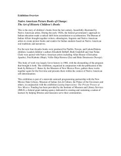 Native American Picture Books of Change