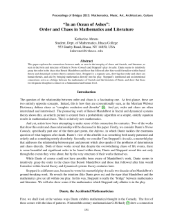 Full Paper - The Bridges Archive