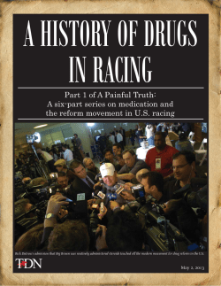 A History of Drugs in Racing